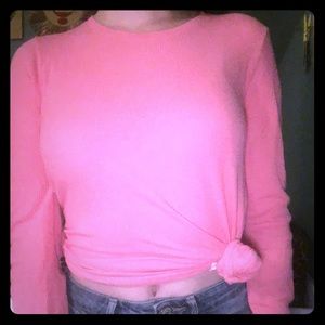 Coral pink shirt